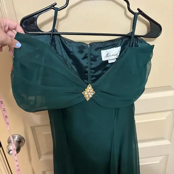 Michael Angelo VINTAGE green dress - Picture 12 of 12